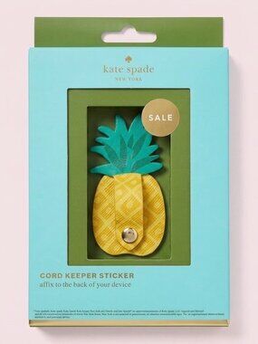 NWT Kate Spade Pineapple Phone Ring/Popsocket